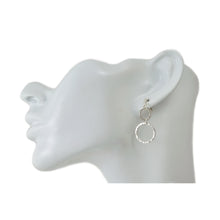 Load image into Gallery viewer, Hammered Asymmetric Earrings