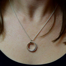 Load image into Gallery viewer, Russian Ring Pendant - 9ct Gold/Sterling Silver