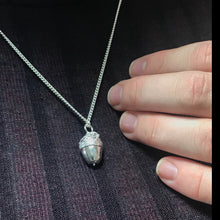 Load image into Gallery viewer, Solid Silver Acorn Pendant