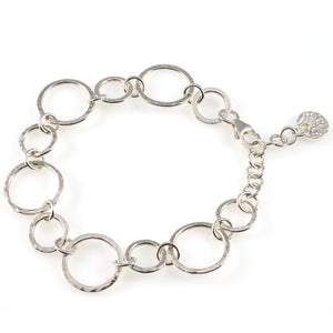 Hammered Circles Bracelet