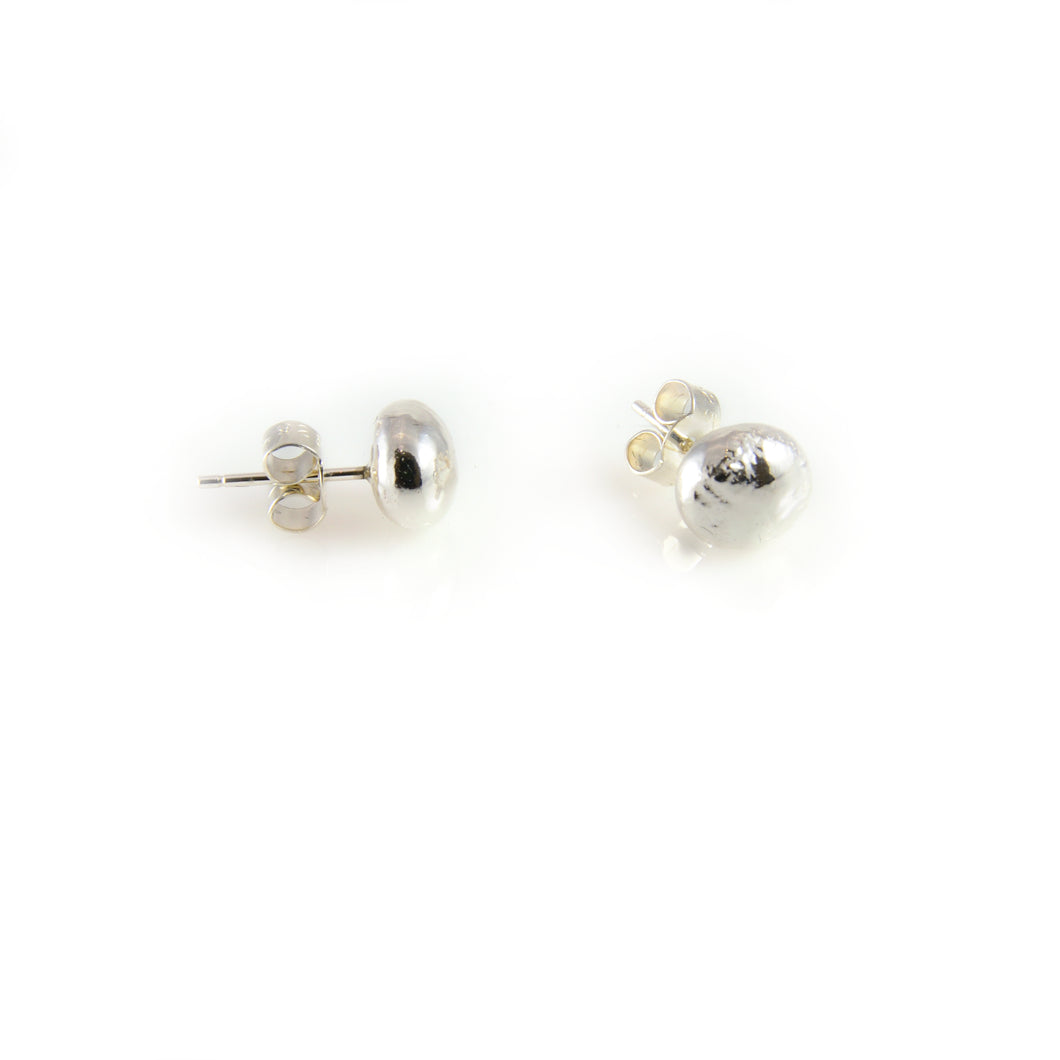 Organic Nugget Stud Earrings