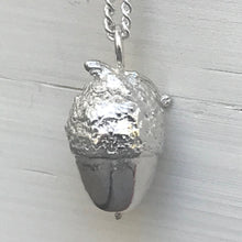 Load image into Gallery viewer, Solid Silver Acorn Pendant
